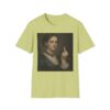 Victorian Woman Giving Middle Finger T-Shirt | Vintage Oil Portrait - Image 27