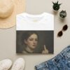 Victorian Woman Giving Middle Finger T-Shirt | Vintage Oil Portrait - Image 5