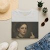 Victorian Woman Giving Middle Finger T-Shirt | Vintage Oil Portrait - Image 13