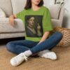 Victorian Woman Giving Middle Finger T-Shirt | Vintage Oil Portrait - Image 34