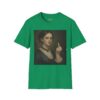 Victorian Woman Giving Middle Finger T-Shirt | Vintage Oil Portrait - Image 43