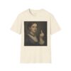 Victorian Woman Giving Middle Finger T-Shirt | Vintage Oil Portrait - Image 23