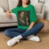 Victorian Woman Giving Middle Finger T-Shirt | Vintage Oil Portrait - Image 42