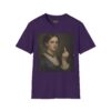 Victorian Woman Giving Middle Finger T-Shirt | Vintage Oil Portrait - Image 55