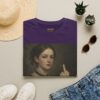 Victorian Woman Giving Middle Finger T-Shirt | Vintage Oil Portrait - Image 53