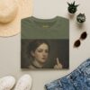 Victorian Woman Giving Middle Finger T-Shirt | Vintage Oil Portrait - Image 29