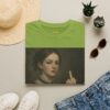 Victorian Woman Giving Middle Finger T-Shirt | Vintage Oil Portrait - Image 33
