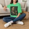 Victorian Woman Giving Middle Finger T-Shirt | Vintage Oil Portrait - Image 46