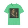 Victorian Woman Giving Middle Finger T-Shirt | Vintage Oil Portrait - Image 47