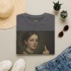 Victorian Woman Giving Middle Finger T-Shirt | Vintage Oil Portrait - Image 49